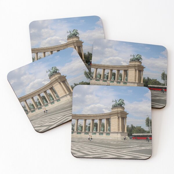 Item preview, Heroes Square on a summers day in Budapest, Hungary designed and sold by SnapTPhotograph.