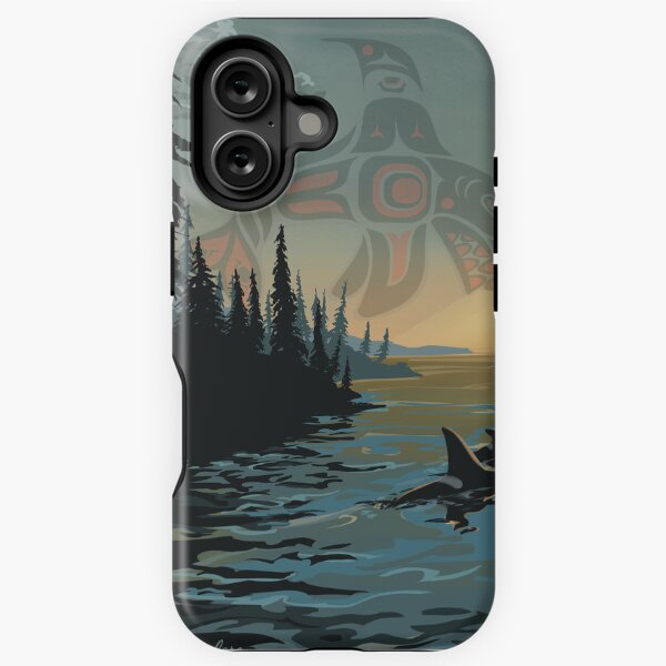 Item preview, Retro BC Orca Travel Poster  designed and sold by SFDesignstudio.