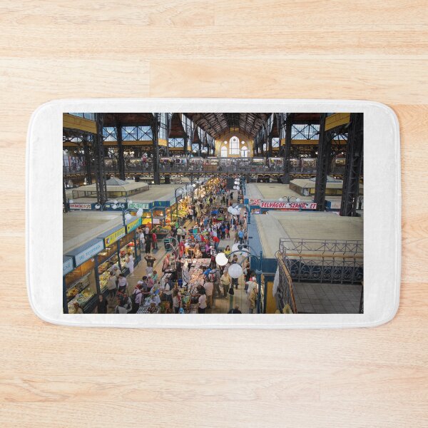 Item preview, A view overlooking the central market hall in Budapest on a summers day designed and sold by SnapTPhotograph.