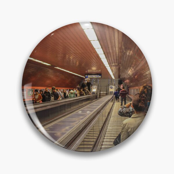 Item preview, Descending the escalators into Budapest's old underground metro designed and sold by SnapTPhotograph.