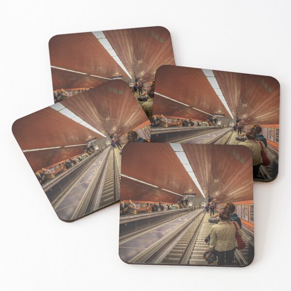 Item preview, Descending the escalators into Budapest's old underground metro designed and sold by SnapTPhotograph.