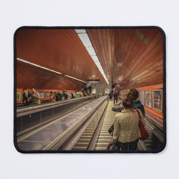 Item preview, Descending the escalators into Budapest's old underground metro designed and sold by SnapTPhotograph.