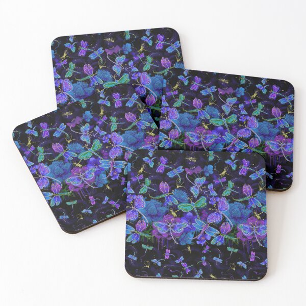 Item preview, Colorful Purple Dragonflies  designed and sold by SweetThreads79.