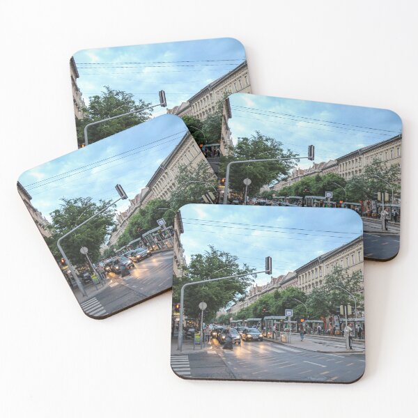 Item preview, Street scene at the Terez Krt and Kiraly Interchange or junction, Budapest designed and sold by SnapTPhotograph.