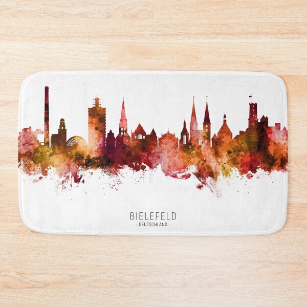 Item preview, Bielefeld Germany Skyline designed and sold by ArtPrints.