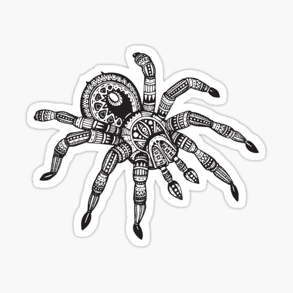 Item preview, Tarantula Owner Zentangle Pattern designed and sold by Tarantula-Pet.