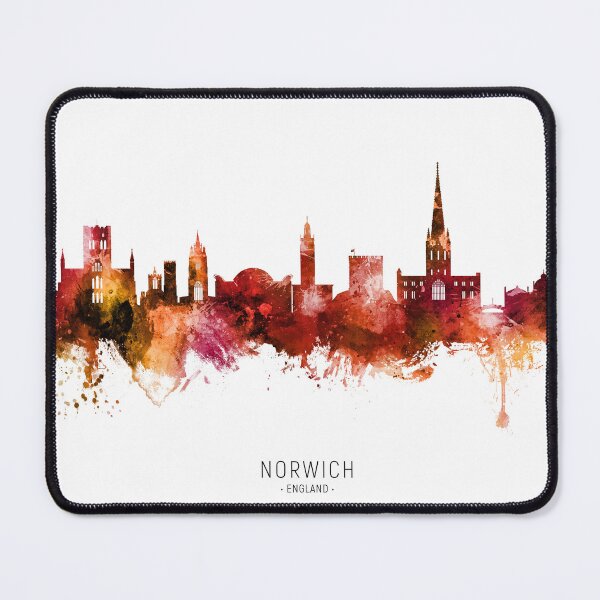 Item preview, Norwich England Skyline designed and sold by ArtPrints.