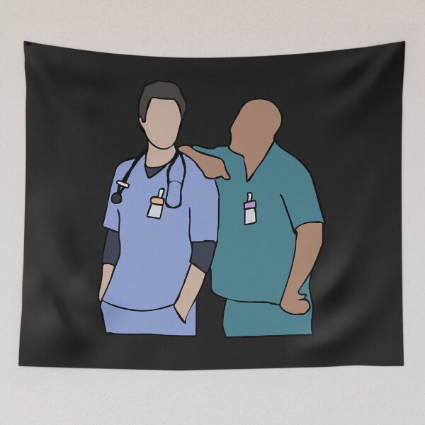 Item preview, Exfoliantes JD y Turk Camiseta esencial designed and sold by MistyWilhe.