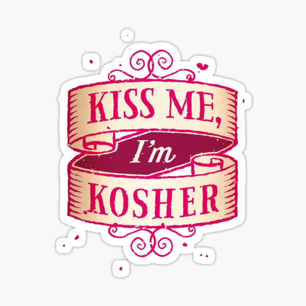 Item preview, Kiss me, I'm Kosher designed and sold by Fifty-TwoWeeks.