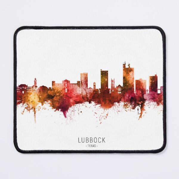 Artikelvorschau, Lubbock Texas Skyline entworfen und verkauft von ArtPrints.