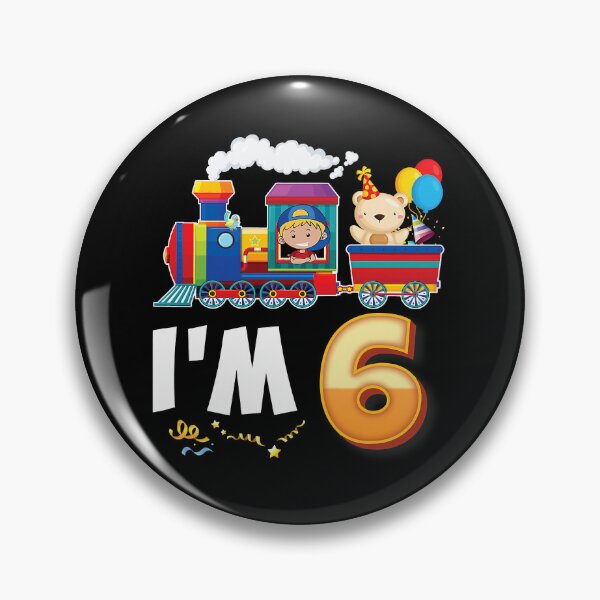Aperçu de l'œuvre J'ai 6 ans Train 6e anniversaire Impressionnant Happy Tractor T-shirt créée et vendue par MorellCulit.