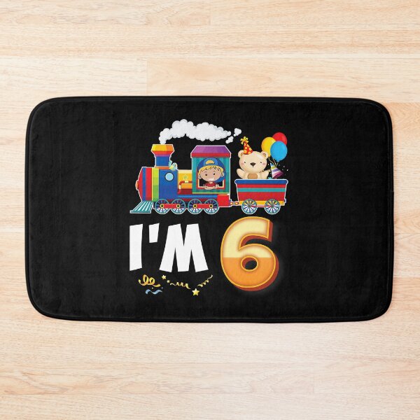 Aperçu de l'œuvre J'ai 6 ans Train 6e anniversaire Impressionnant Happy Tractor T-shirt créée et vendue par MorellCulit.