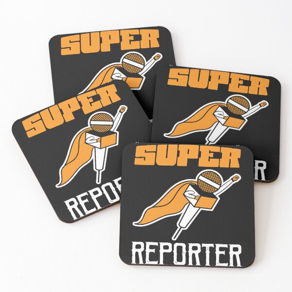 Item preview, This Is My Super Reporter Costume Journalist Channel Fact Breaking News TV Journalism T-shirt Design designed and sold by Traceech.