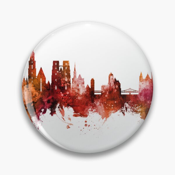 Item preview, Wroclaw Poland Skyline designed and sold by ArtPrints.