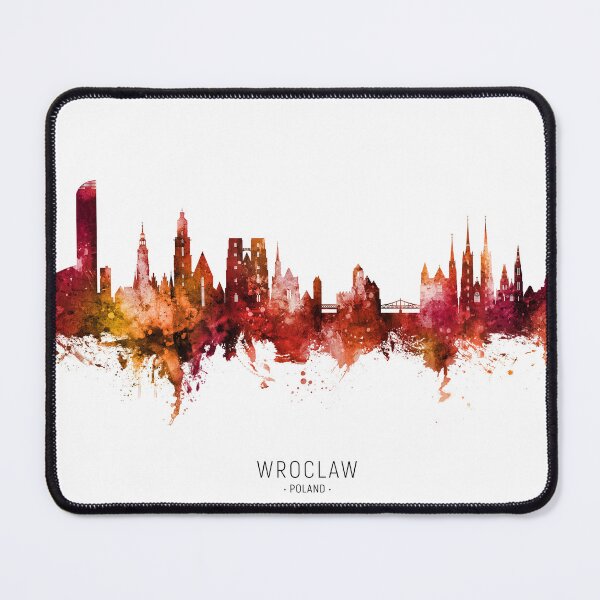 Item preview, Wroclaw Poland Skyline designed and sold by ArtPrints.