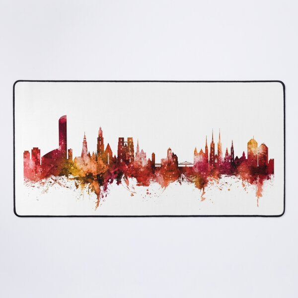 Item preview, Wroclaw Poland Skyline designed and sold by ArtPrints.
