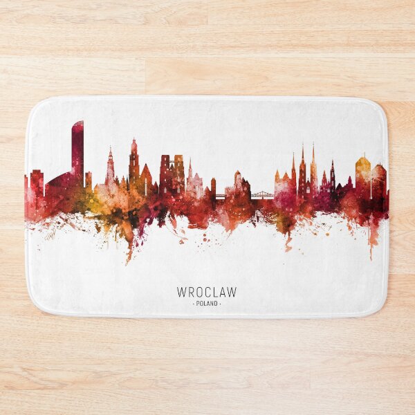 Item preview, Wroclaw Poland Skyline designed and sold by ArtPrints.
