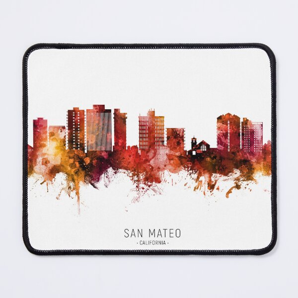 Item preview, San Mateo California Skyline designed and sold by ArtPrints.