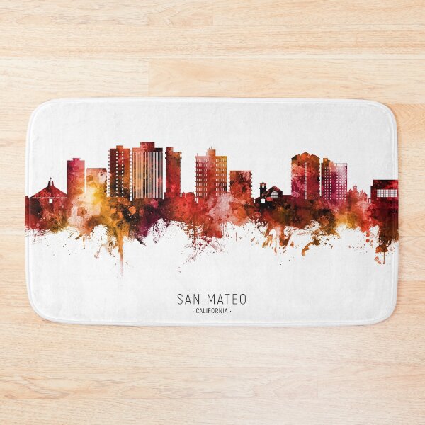 Item preview, San Mateo California Skyline designed and sold by ArtPrints.