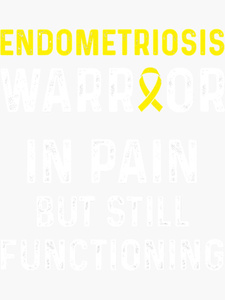 "Endometriosis Endo Survivor Warrior" Sticker for Sale by Lioneara34