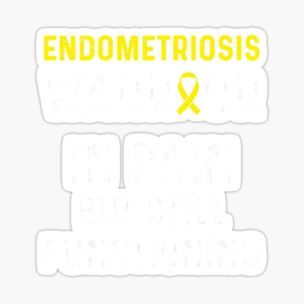 "Endometriosis Endo Survivor Warrior" Sticker for Sale by Lioneara34