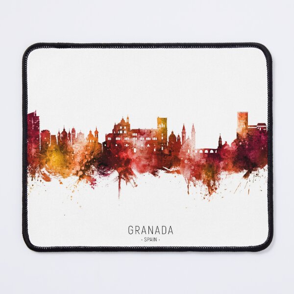 Item preview, Granada Spain Skyline designed and sold by ArtPrints.