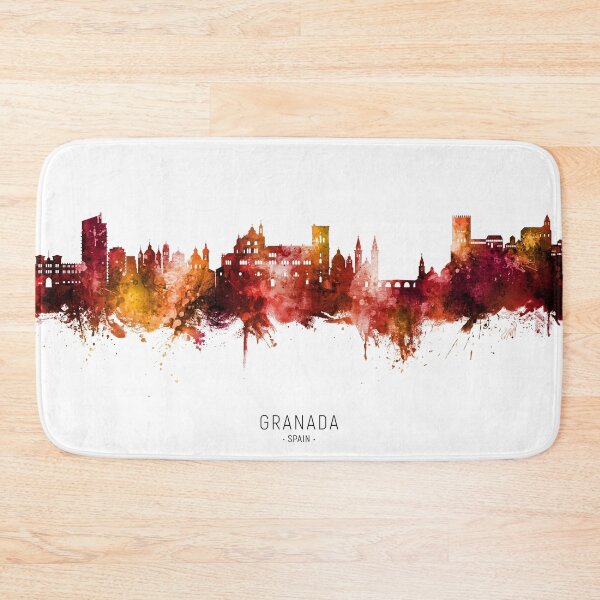 Item preview, Granada Spain Skyline designed and sold by ArtPrints.