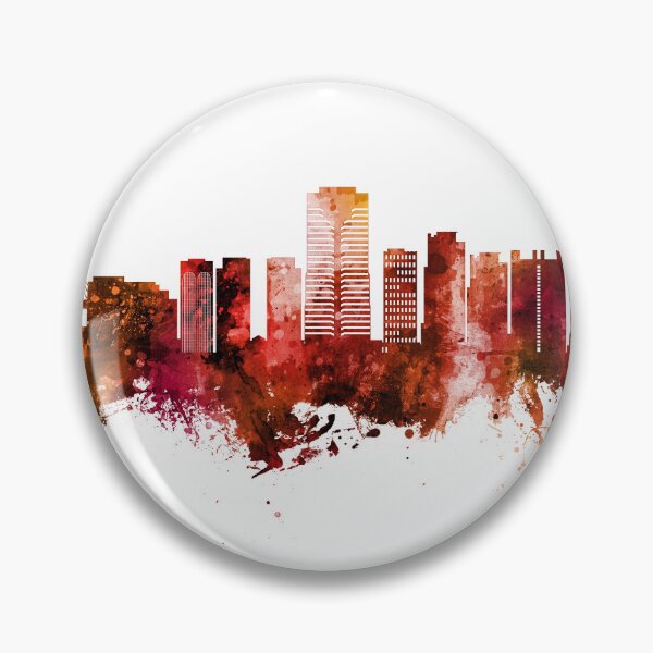 Item preview, Long Beach California Skyline designed and sold by ArtPrints.