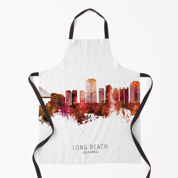 Item preview, Long Beach California Skyline designed and sold by ArtPrints.