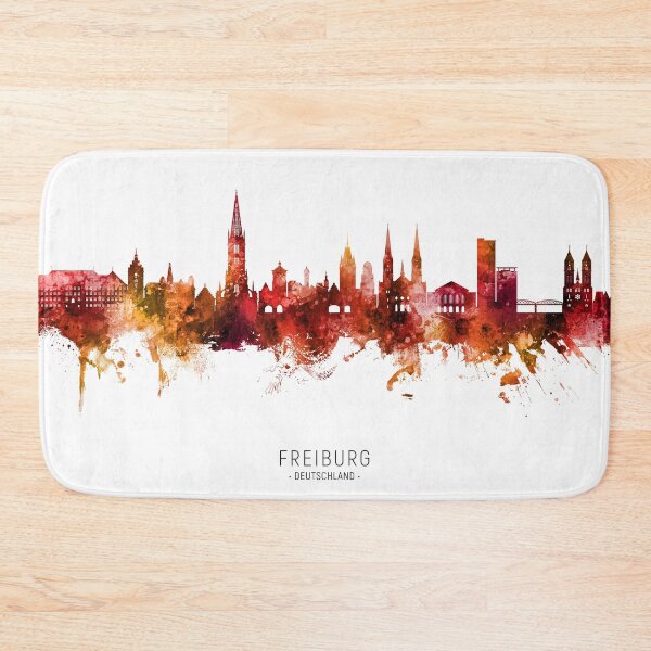 Item preview, Freiburg Germany Skyline designed and sold by ArtPrints.
