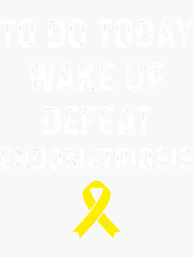 "Endometriosis Endo Survivor Warrior" Sticker for Sale by Lioneara34