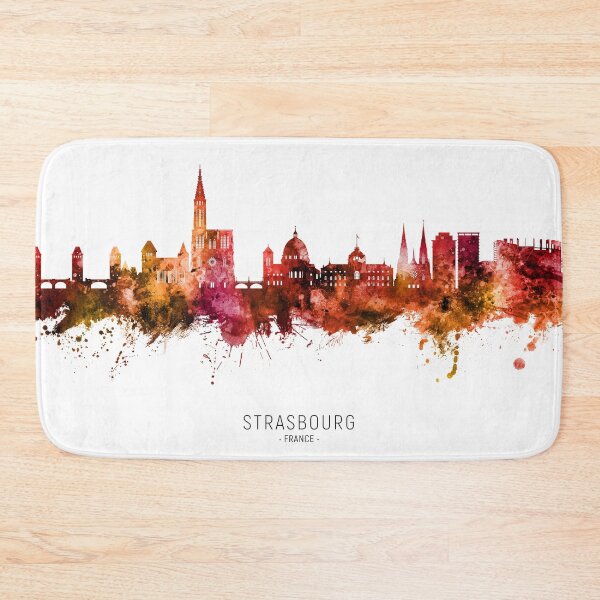 Item preview, Strasbourg France Skyline designed and sold by ArtPrints.