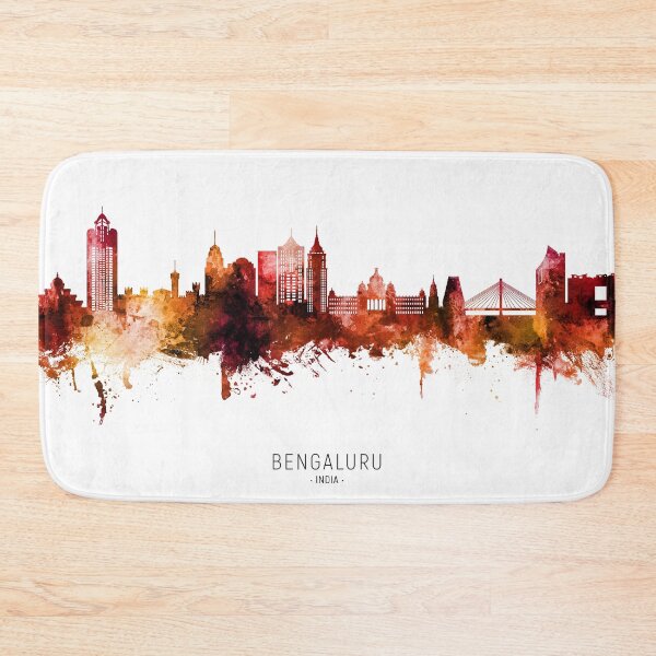 Item preview, Bengaluru Skyline India Bangalore designed and sold by ArtPrints.
