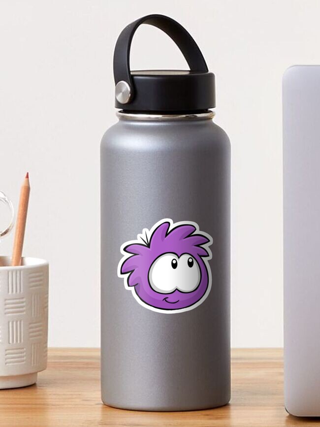 purple puffle Sticker for Sale by meganalexaa