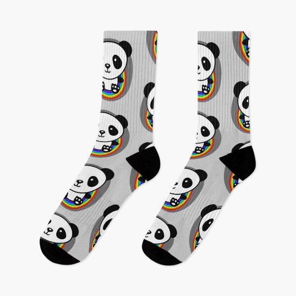 Item preview, My classic rainbow panda drawing  designed and sold by Blondiabshop.