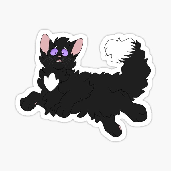 Ravenpaw - Warrior Cats SVG, PNG, JPG - Digital Sticker / Cake Topper /  Gift / Instant Download - 1 Digital Sticker