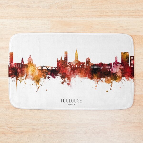 Item preview, Toulouse France Skyline designed and sold by ArtPrints.