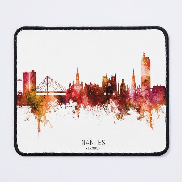 Item preview, Nantes France Skyline designed and sold by ArtPrints.