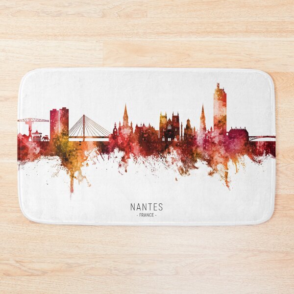 Item preview, Nantes France Skyline designed and sold by ArtPrints.