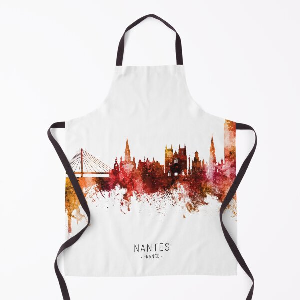 Item preview, Nantes France Skyline designed and sold by ArtPrints.
