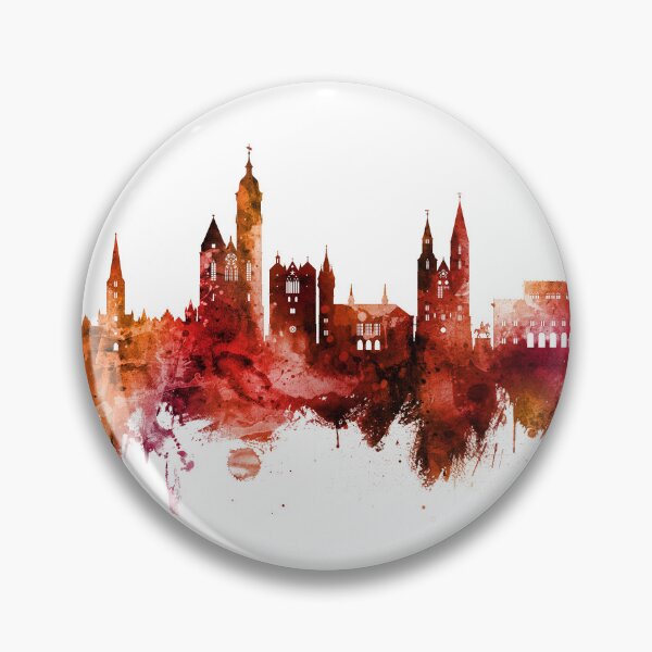 Item preview, Braunschweig Germany Skyline designed and sold by ArtPrints.