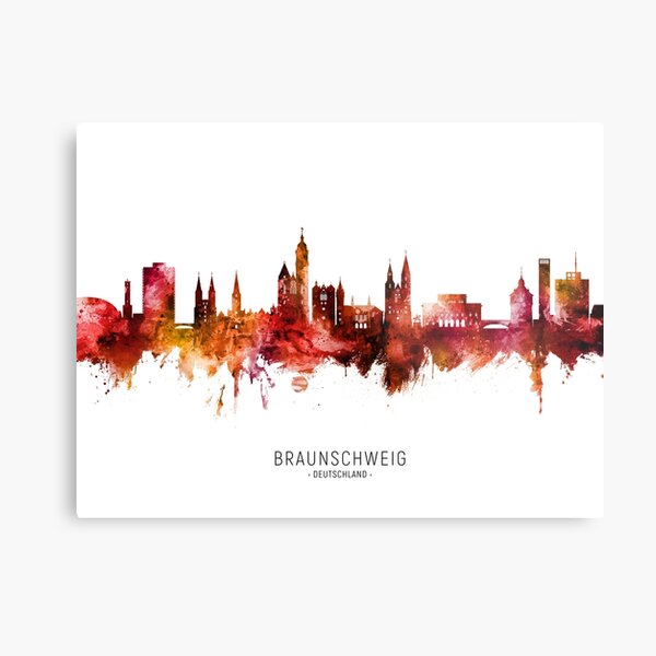 Item preview, Braunschweig Germany Skyline designed and sold by MICHAEL TOMPSETT.