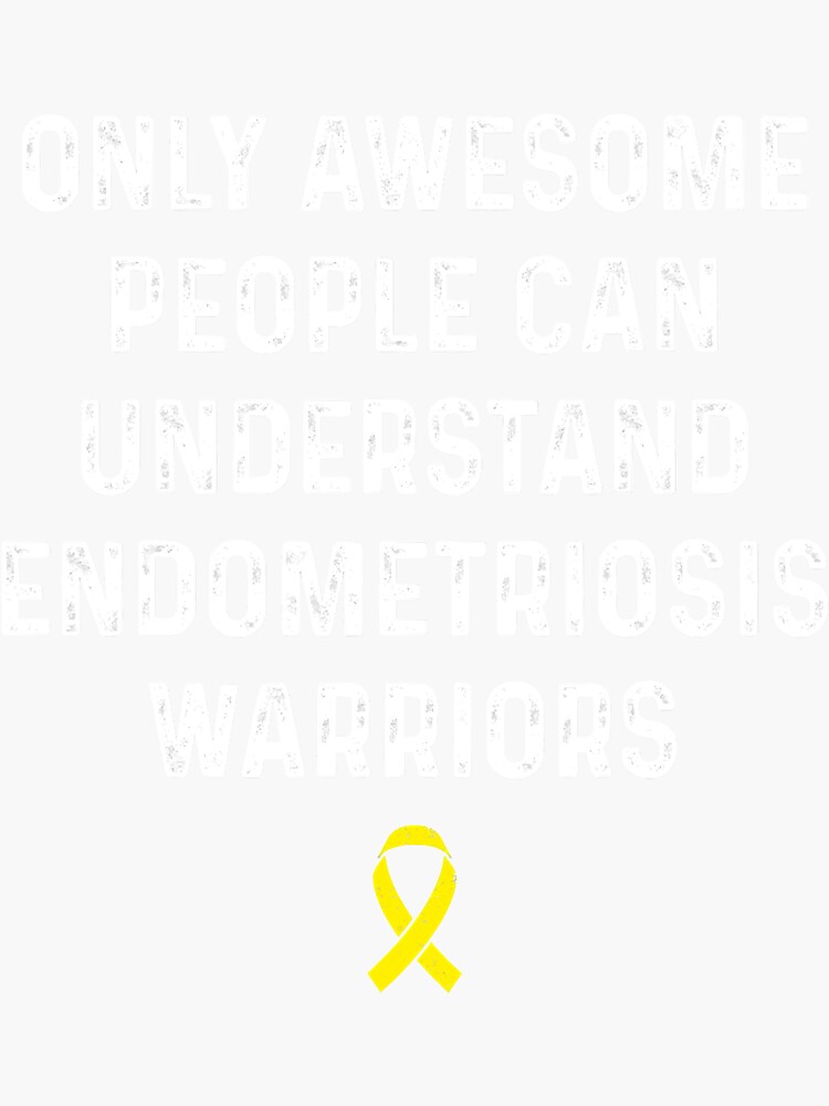 "Endometriosis Endo Survivor Warrior" Sticker for Sale by Lioneara34