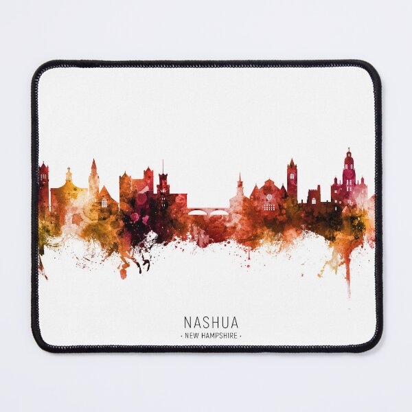 Item preview, Nashua New Hampshire Skyline designed and sold by ArtPrints.
