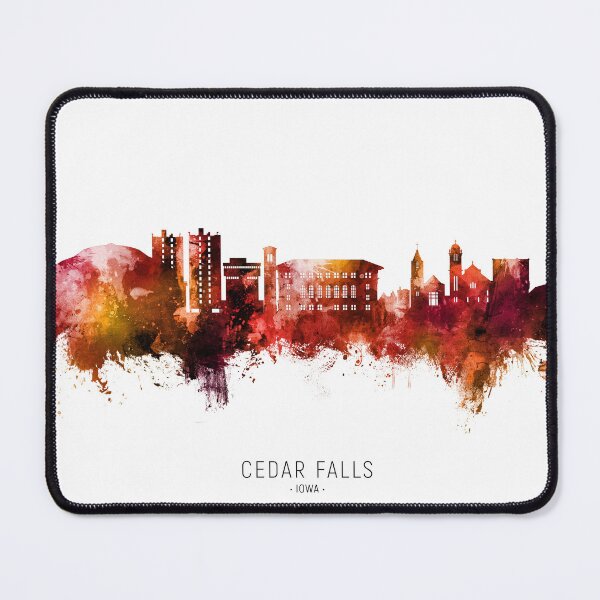 Item preview, Cedar Falls Iowa Skyline designed and sold by ArtPrints.