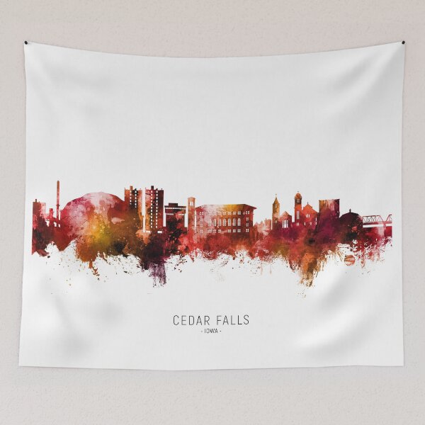 Item preview, Cedar Falls Iowa Skyline designed and sold by ArtPrints.