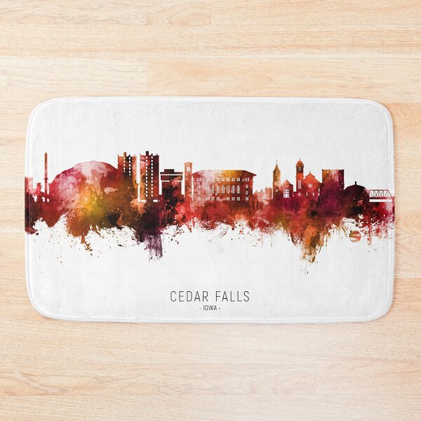 Item preview, Cedar Falls Iowa Skyline designed and sold by ArtPrints.