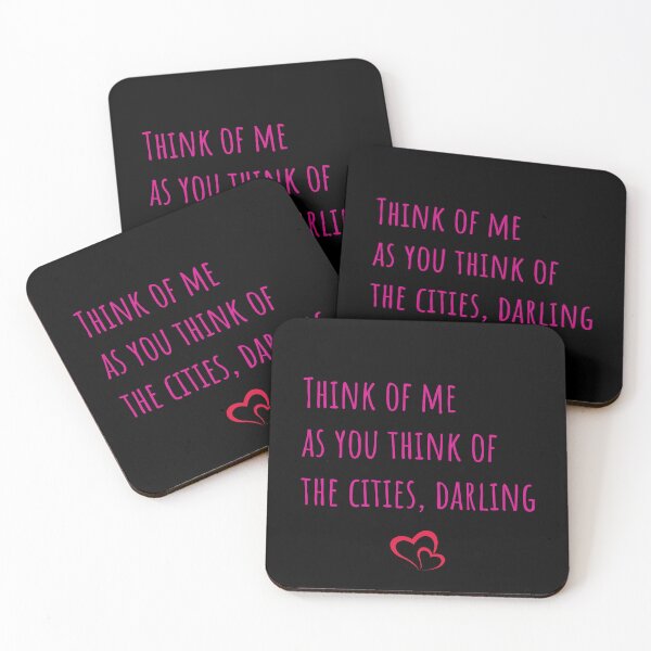 Item preview, Think of me as you think of the cities darling designed and sold by kerimbayram.