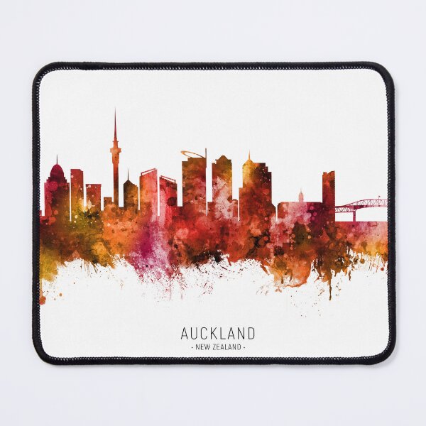Item preview, Auckland New Zealand Skyline designed and sold by ArtPrints.
