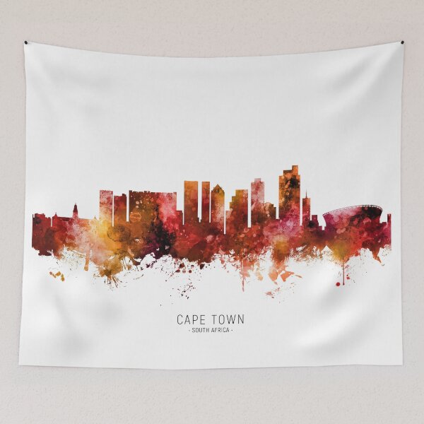 Item preview, Cape Town South Africa Skyline designed and sold by ArtPrints.